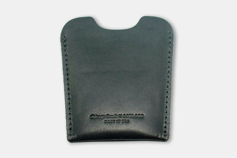 Chicago Comb x Ashland Leather Dublin Black Horween Leather Sheath For Model 7 Co