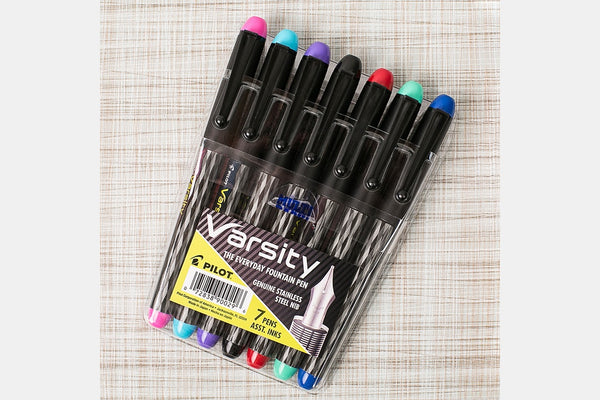 PILOT VARSITY FOUNTAIN PEN (7-PACK)