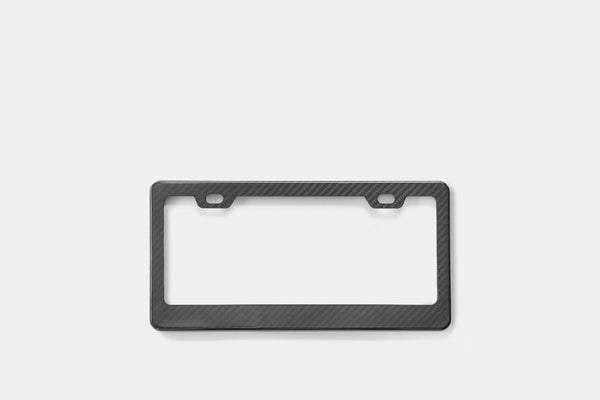 XC CARBON CARBON FIBER LICENSE PLATE FRAME