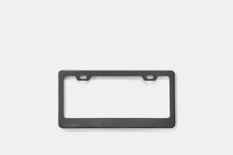 XC CARBON CARBON FIBER LICENSE PLATE FRAME