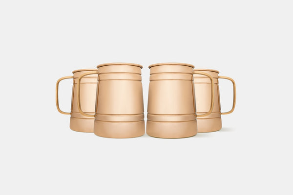 TRUE BRANDS SUMMIT COPPER STEIN SET OF 4