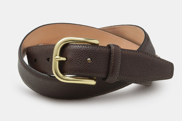British Belt Co - Dba Arnold Wills & Co Ltd. - Col Drop + The British Belt Co. Pebble Grain Belt