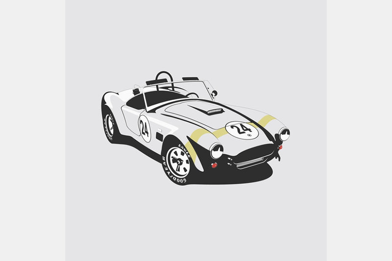 REMOVE BEFORE SHELBY COBRA ARTPRINT