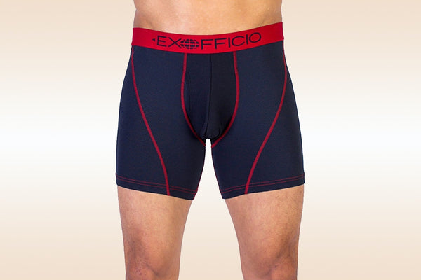 EXOFFICIO MENS SPORT MESH 6" BOXER BRIEF