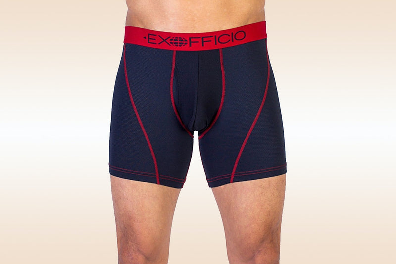 EXOFFICIO MENS SPORT MESH 6" BOXER BRIEF