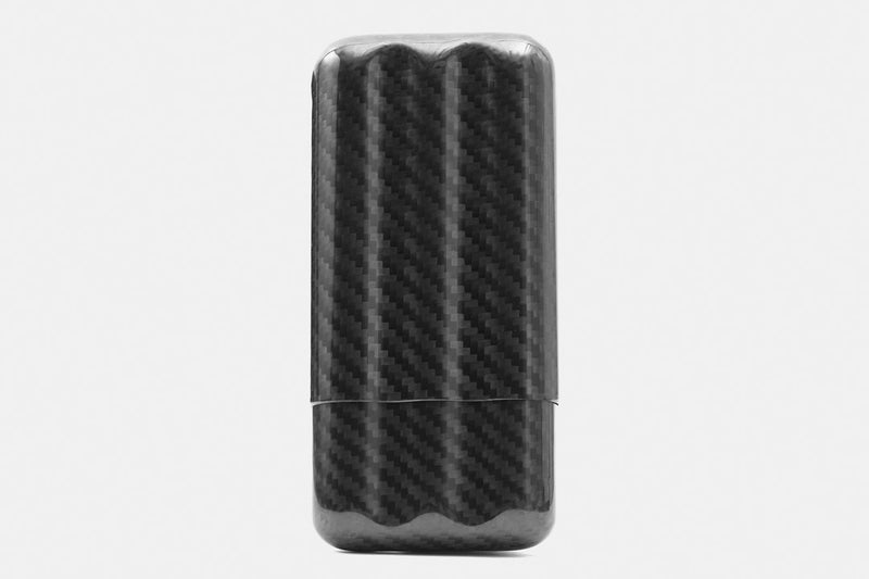 XC Carbon Carbon Fiber Cigar Travel Cases With Gift Box