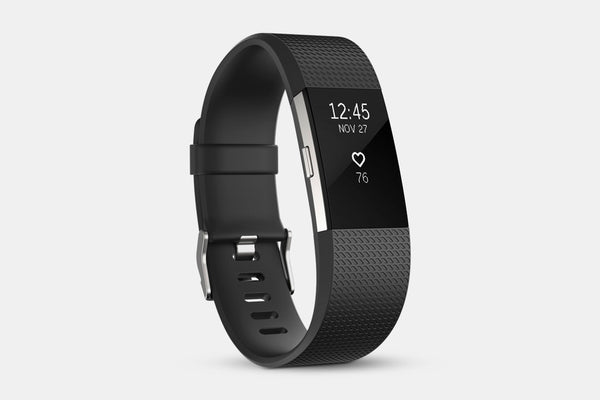 FITBIT CHARGE 2 HEART RATE + FITNESS WRISTBAND BLACK SMAL