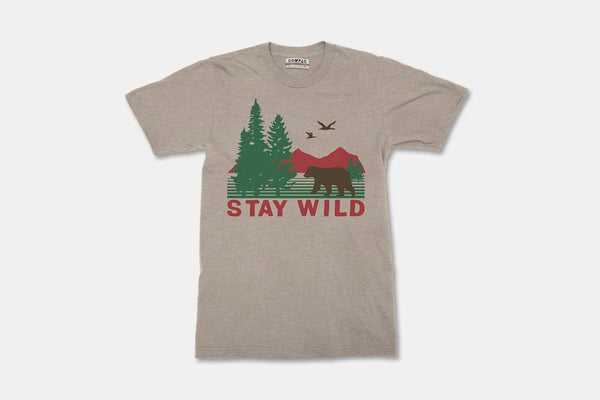 COMPAS LIFE LLC STAY WILD TEE